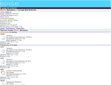 Tablet Screenshot of pda.pogoda.by